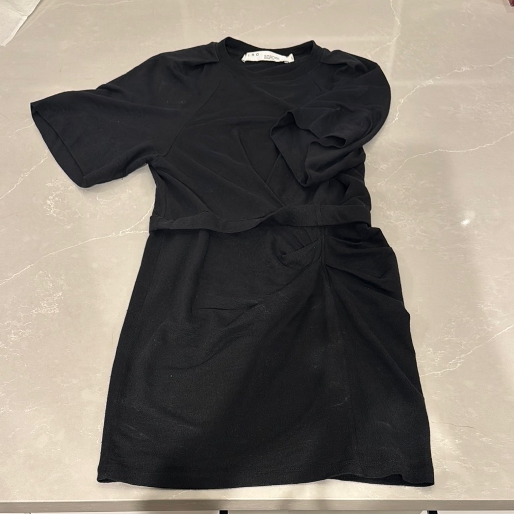 IRO Chic Black Long Sleeve Dress